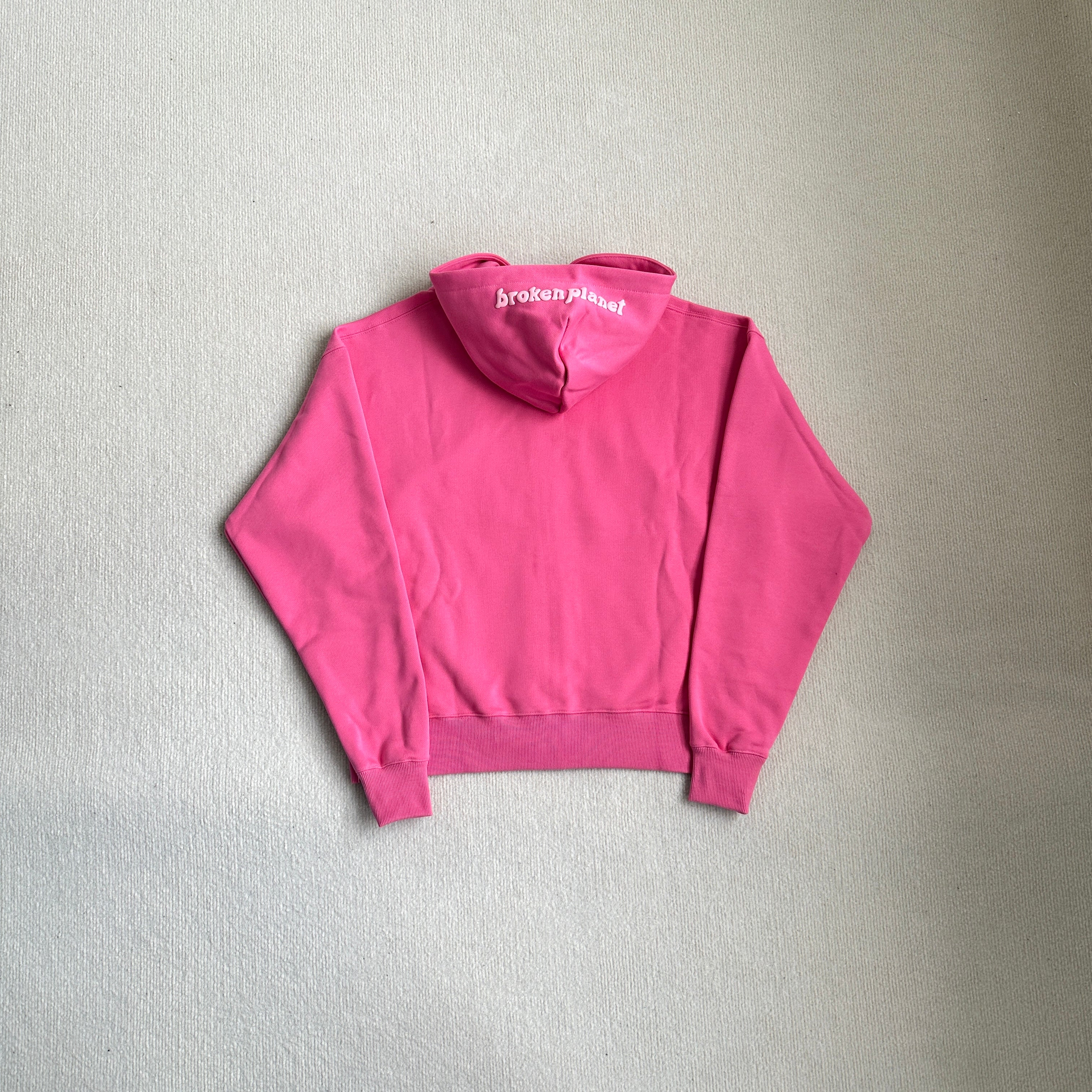 Broken Planet Zip-up Pink Hoodie