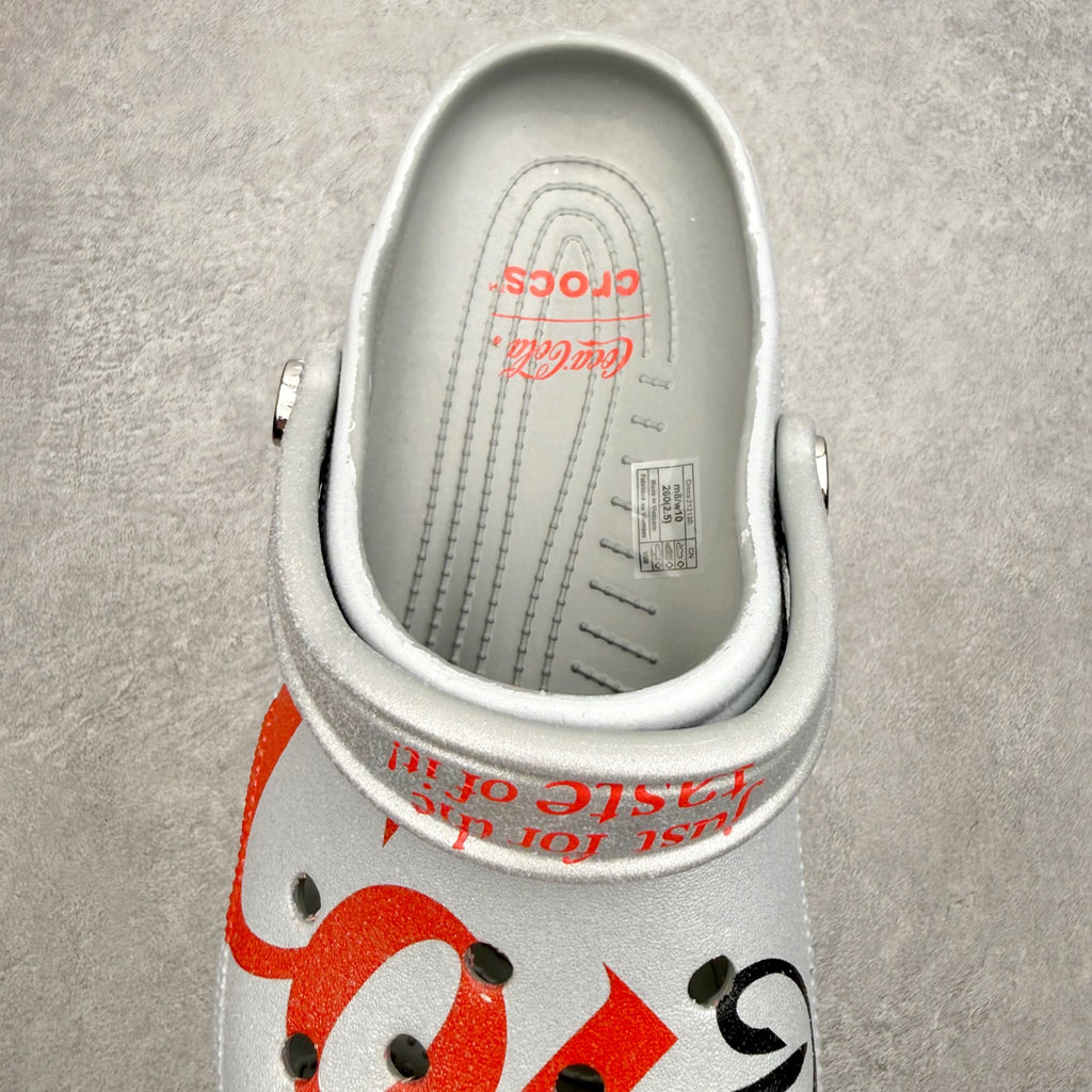 Gray Coca-Cola Classic Clog by Crocs