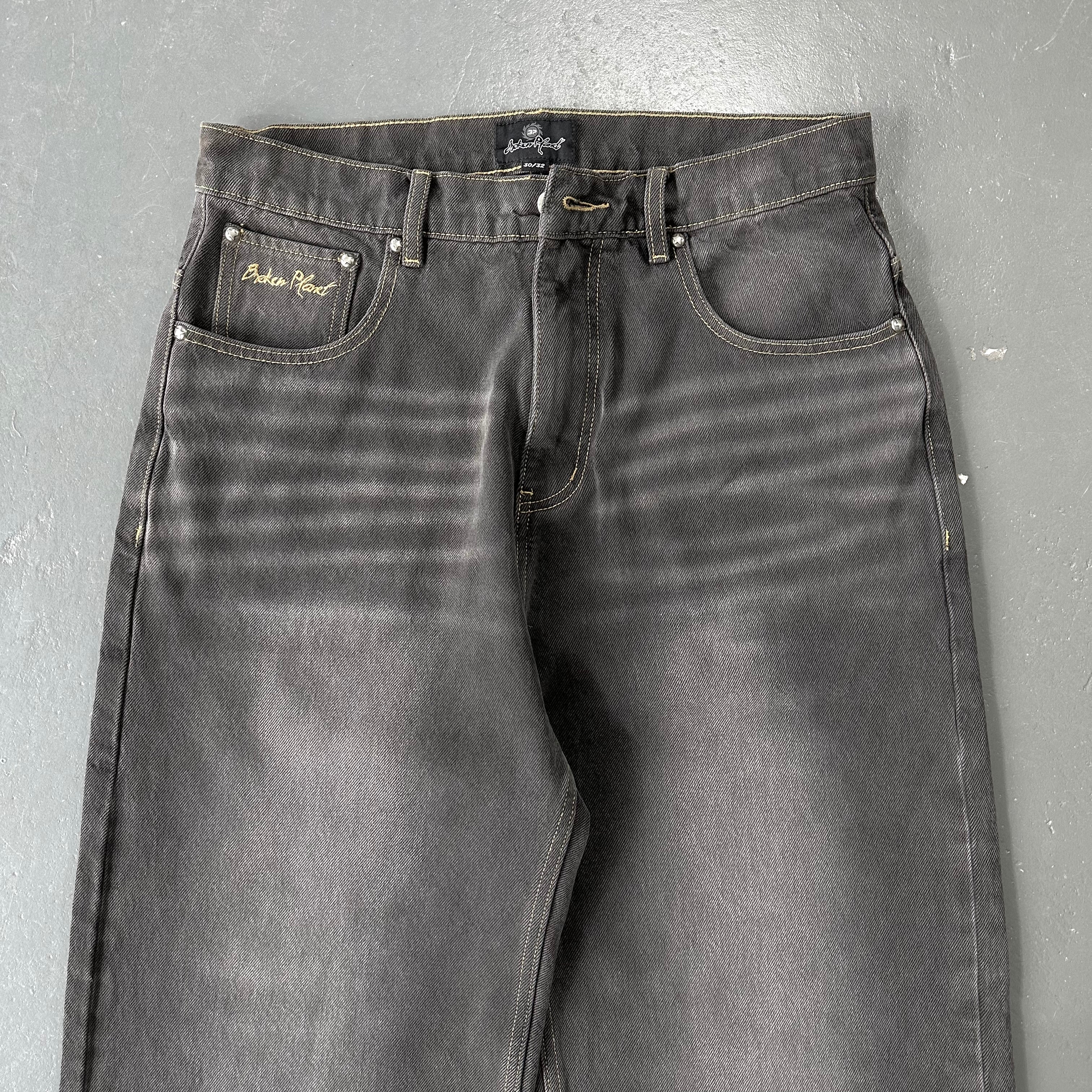 Broken Planet Washed Black Pants