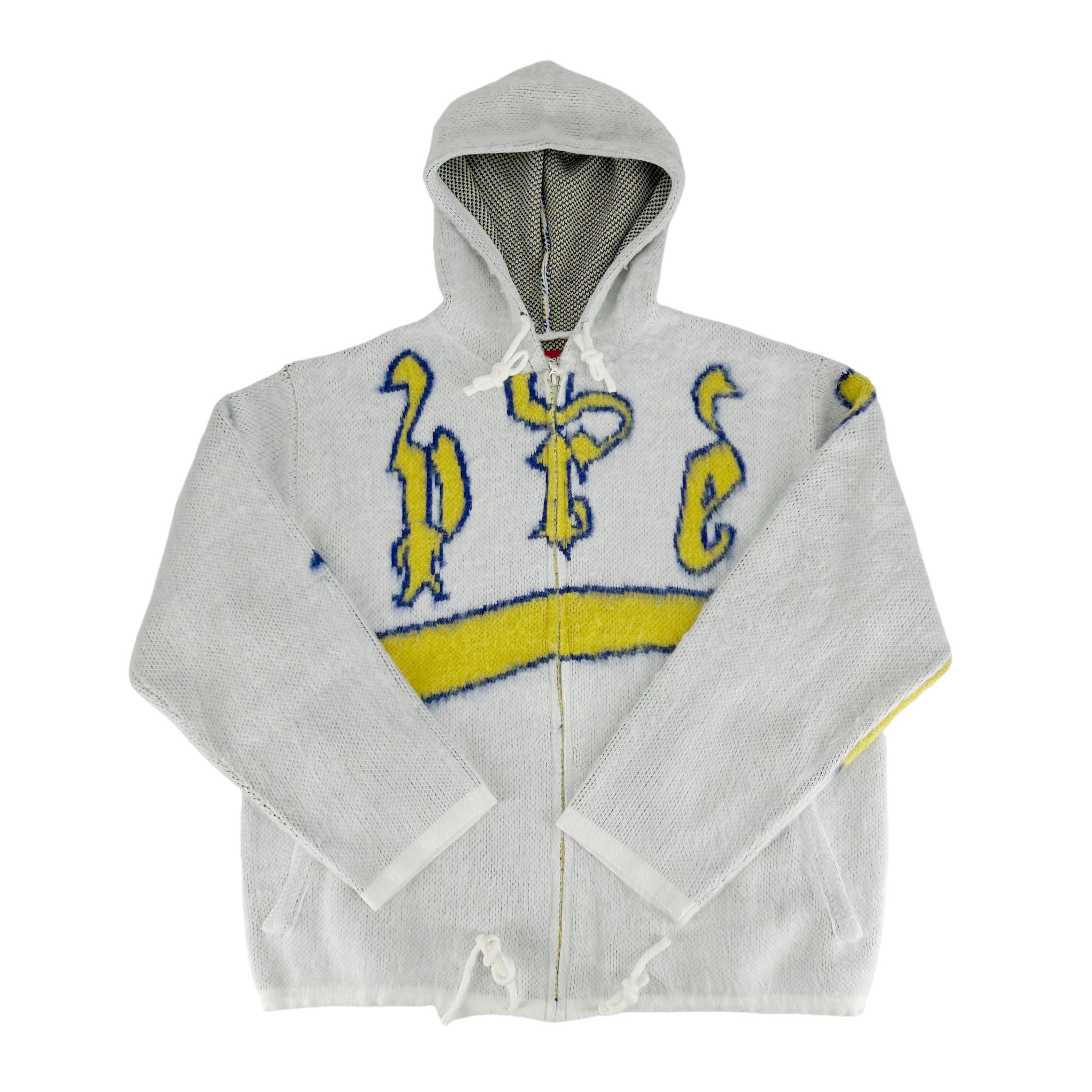 Supreme Accent Brushed Zip Up Hooded