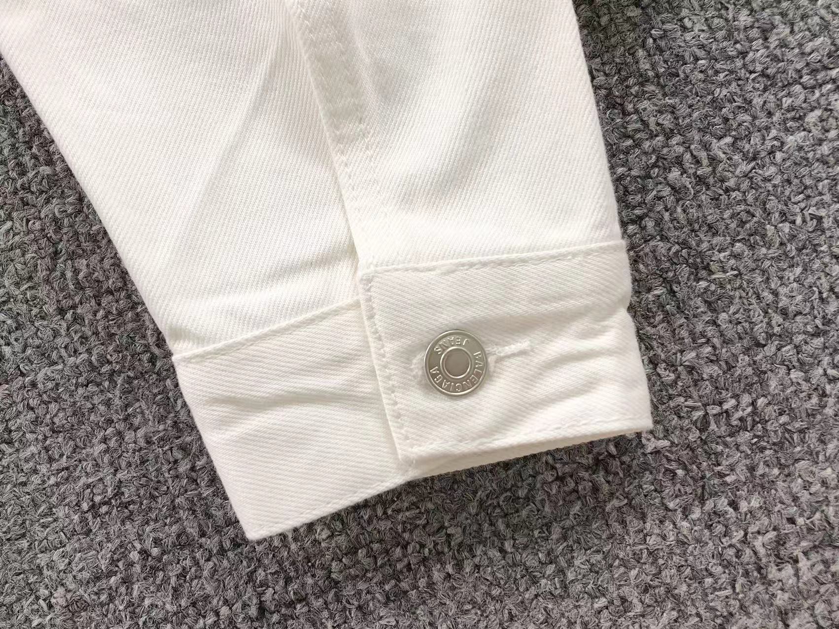 Balenciaga Backlogo Denim Jacket