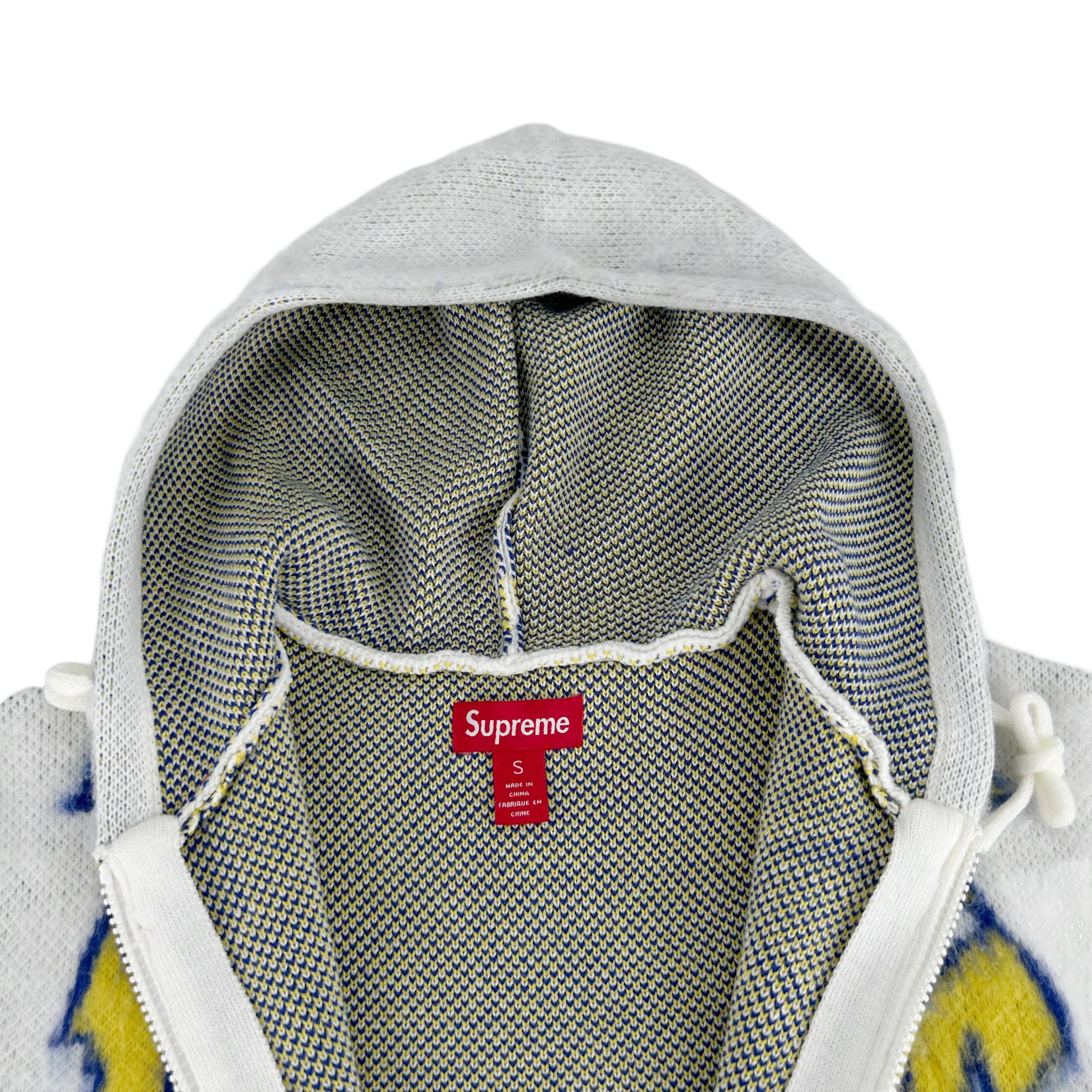 Supreme Accent Brushed Zip Up Hooded