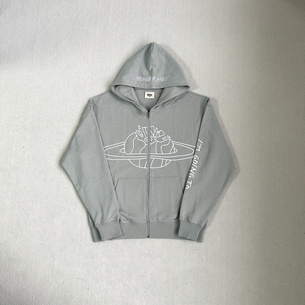 Broken Planet Zip-up Hoodies