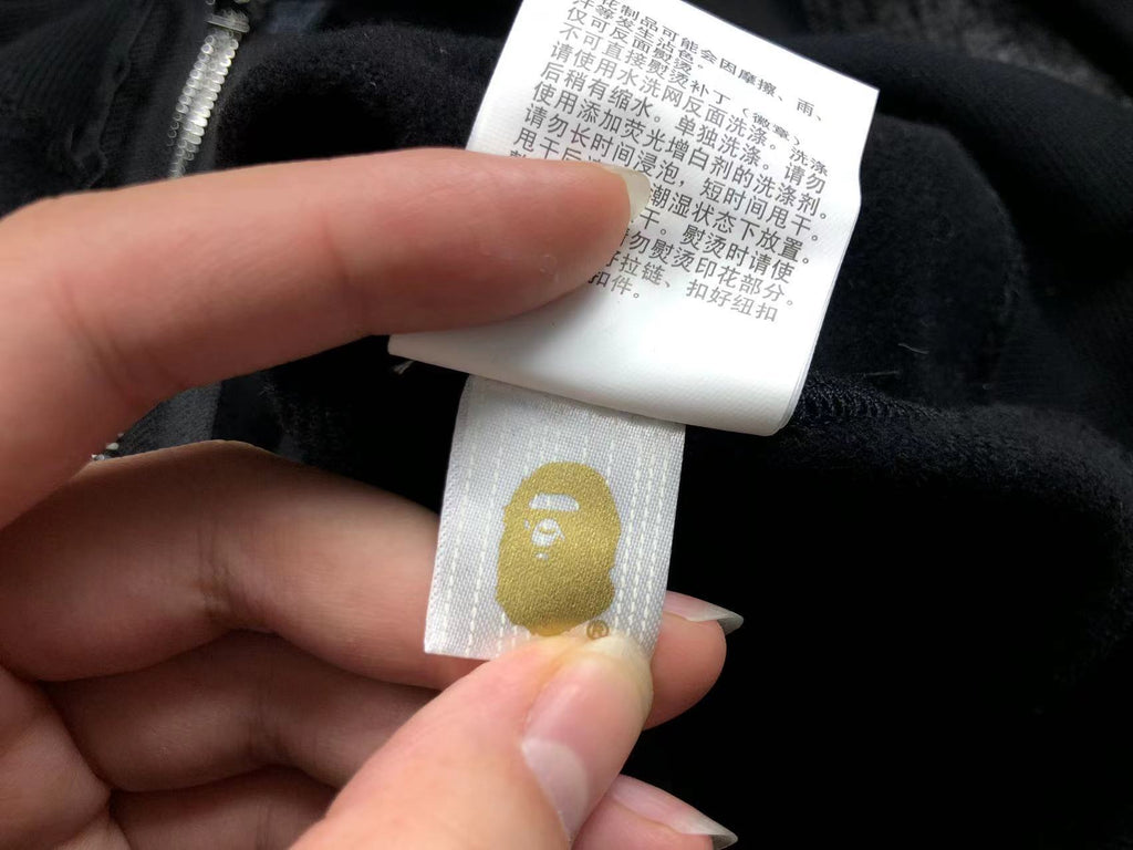 Bape Camo Half and Half Zip Hoodie