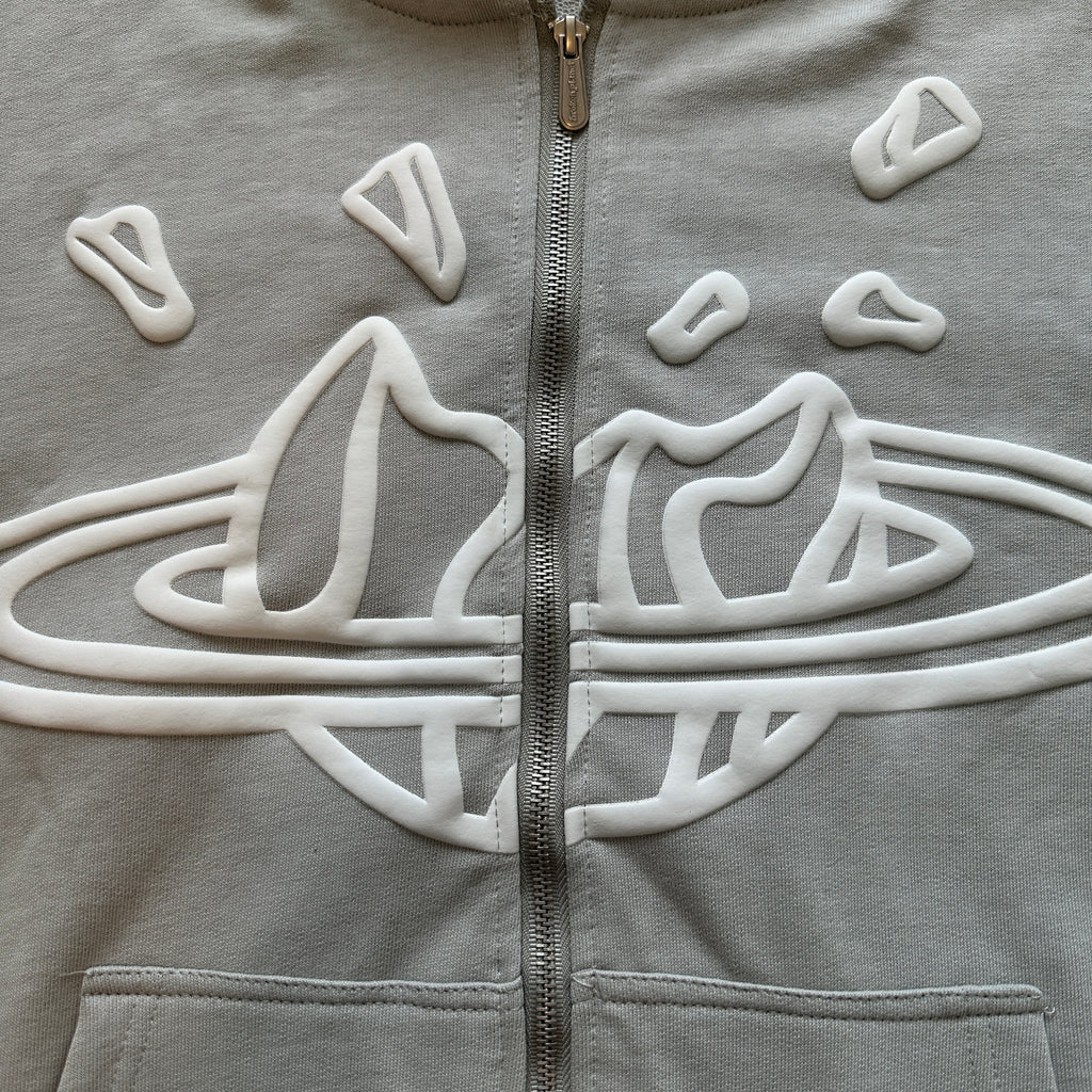 Broken Planet Zip-up Stone Gray Set