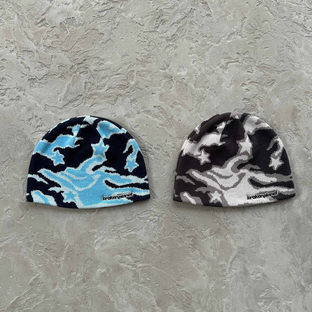 Broken Planet Star Camo Beanie