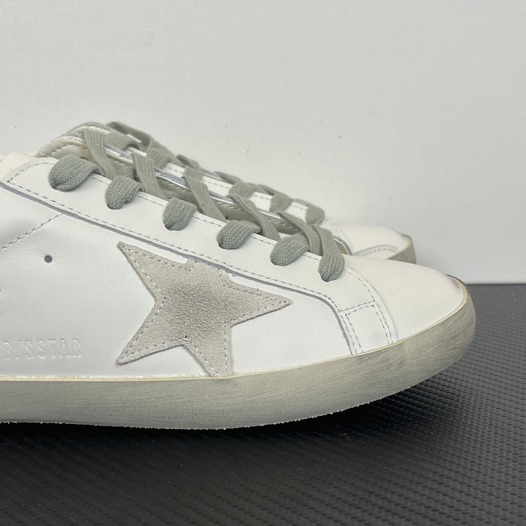 Golden Goose Super-Star White Heel Tab