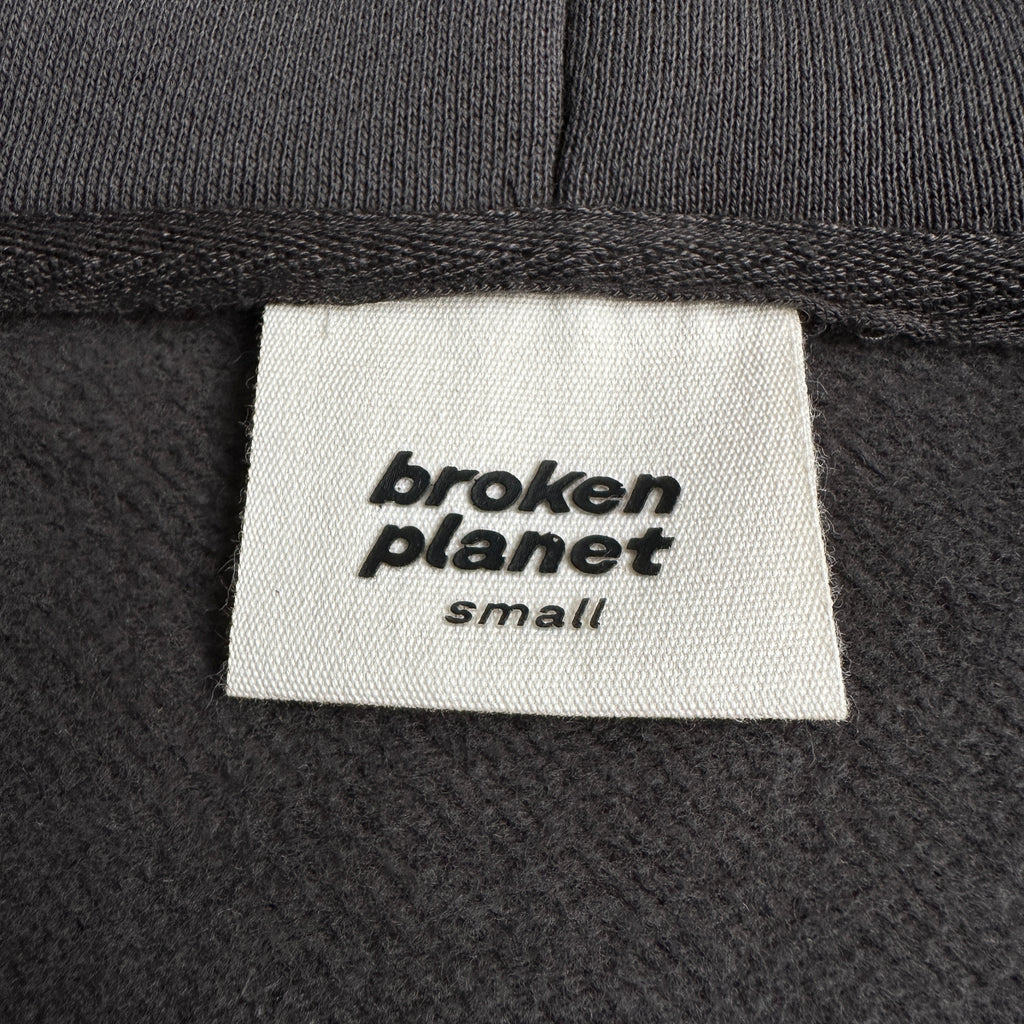 Broken Planet Zip-up Triple Black Hoodie