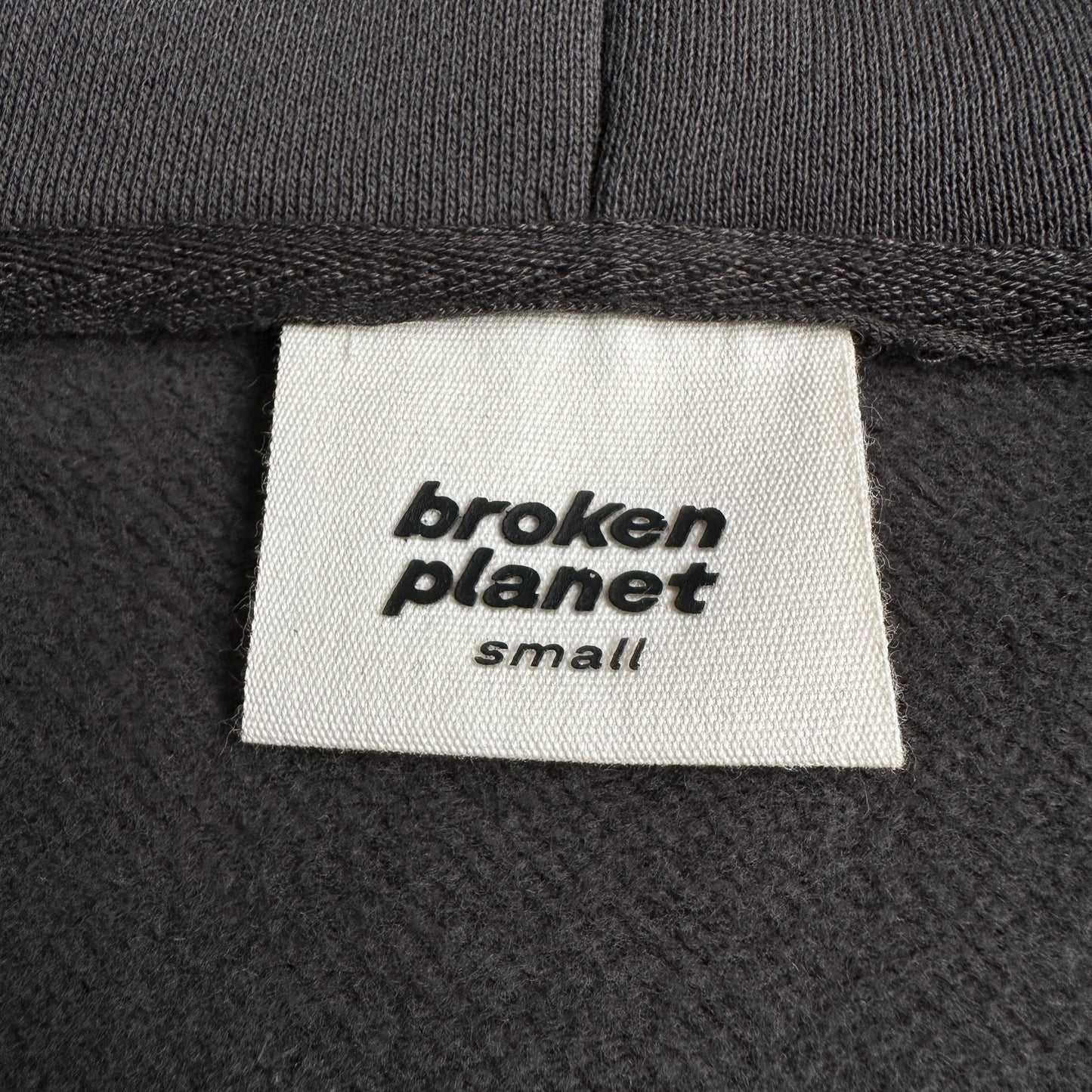 Broken Planet Zip-up Triple Black Hoodie