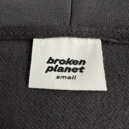 Broken Planet Zip-up Triple Black Hoodie