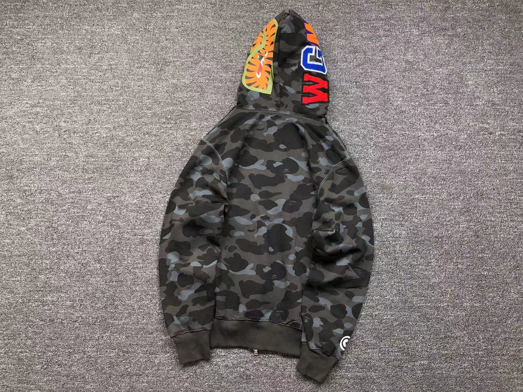 Bape Shark Camo Hoodies
