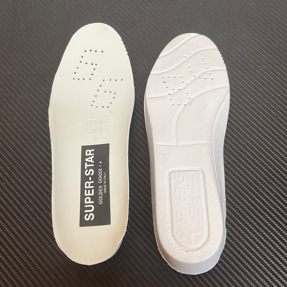 Golden Goose Super-Star White Heel Tab