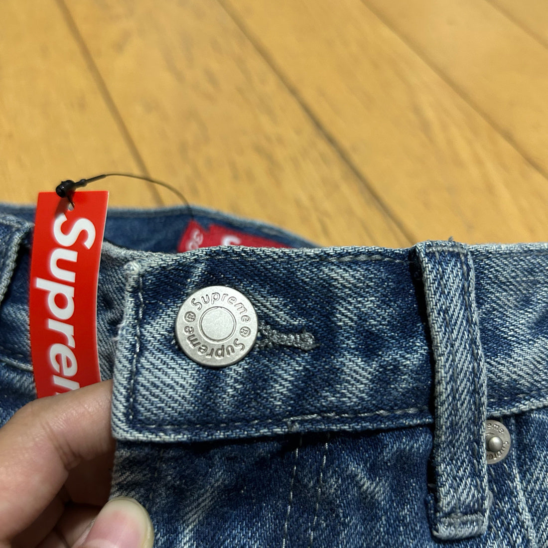 Supreme S Logo Denim Pants