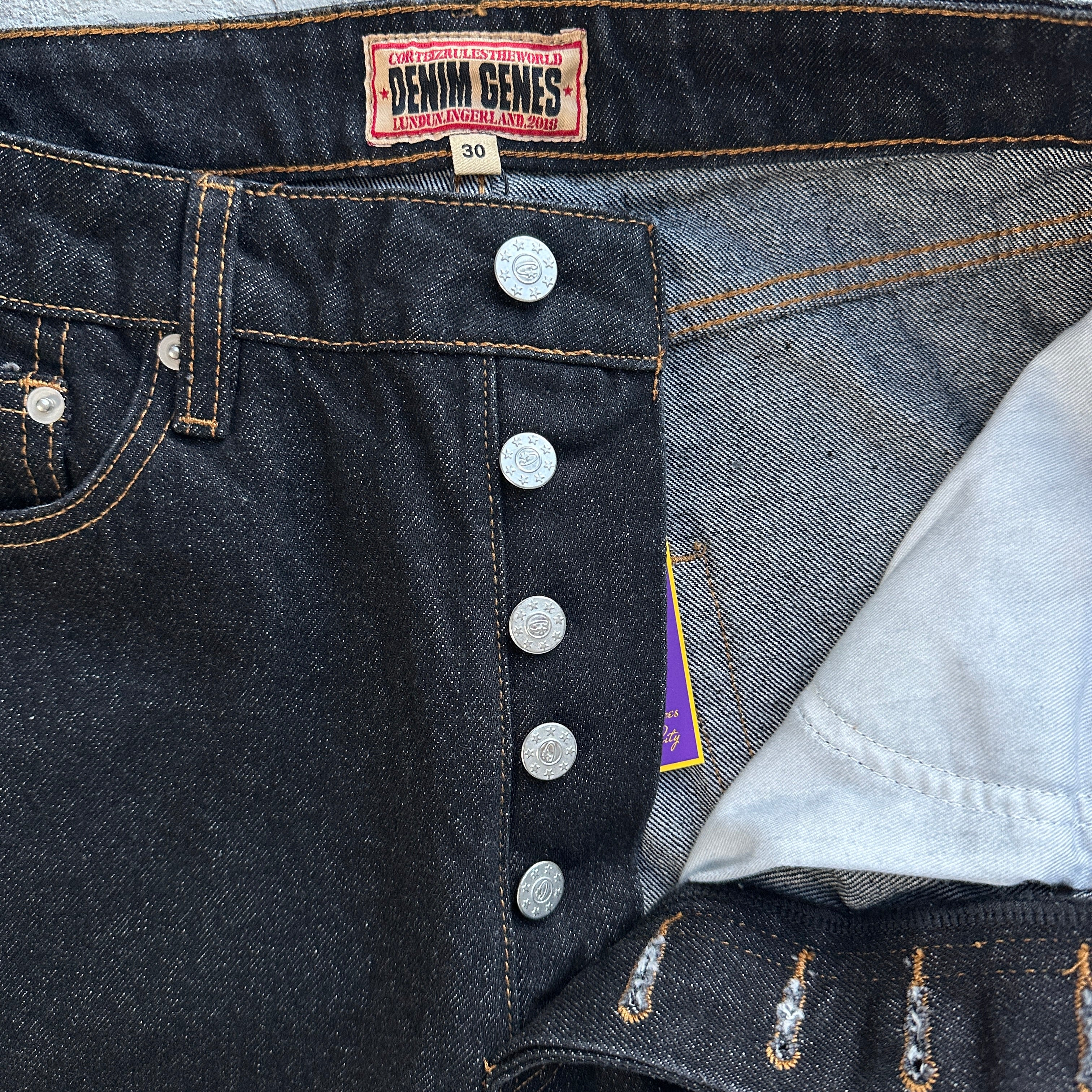 Corteiz Dual Stripe Baggy Jeans