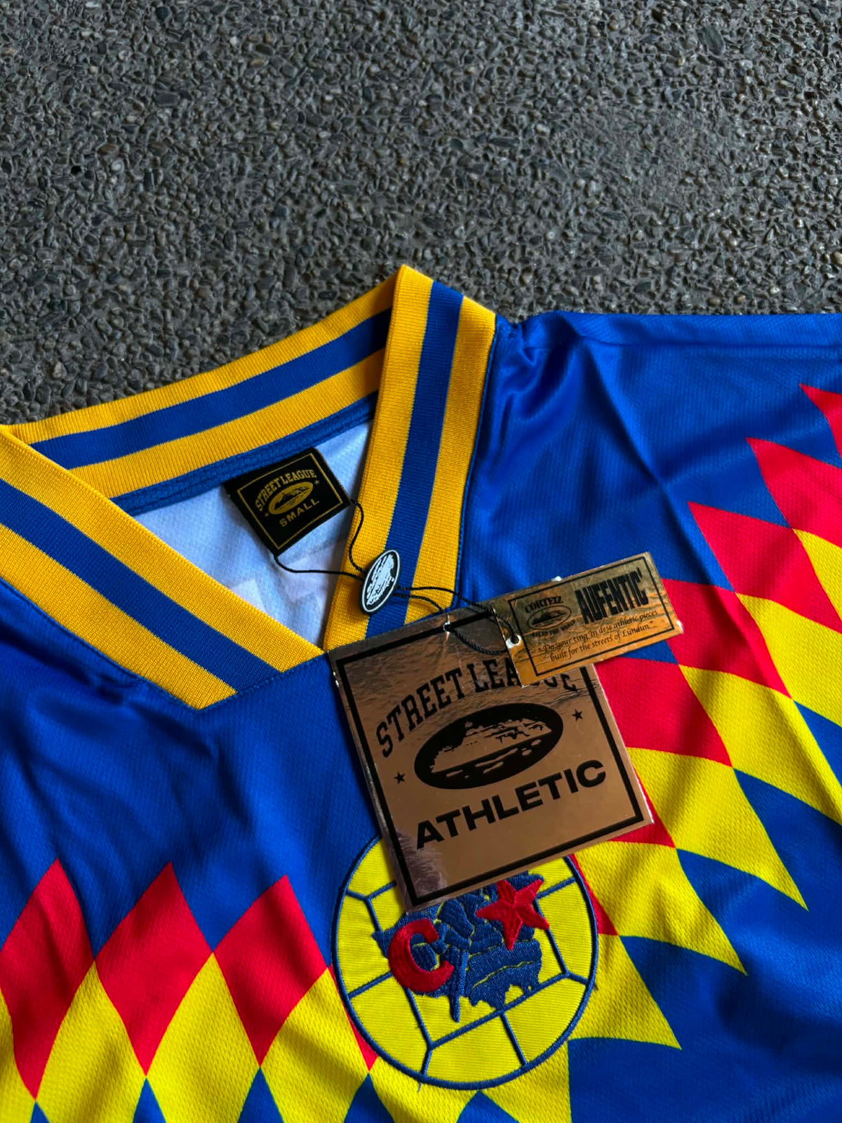 Corteiz Club RTW Blue Football Jersey (ON-HAND)