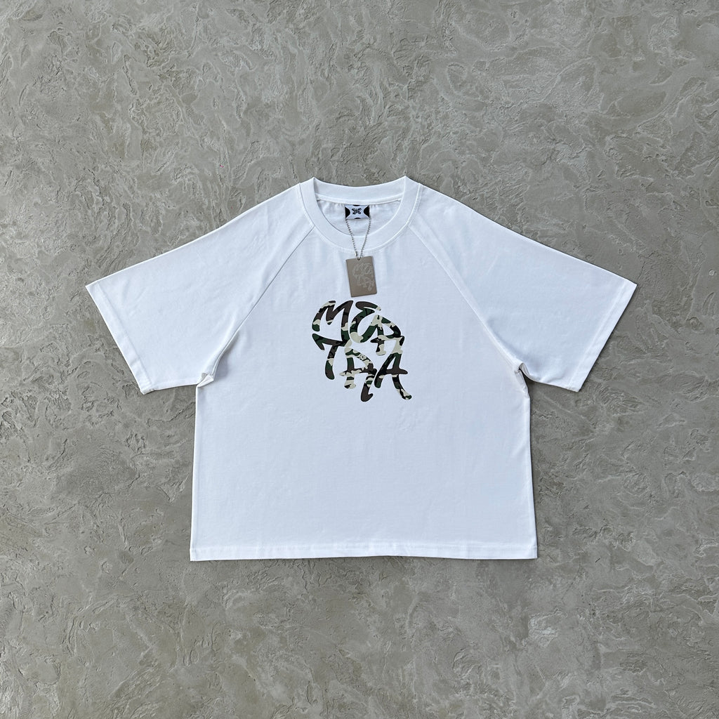 Mertra Camo White Tee