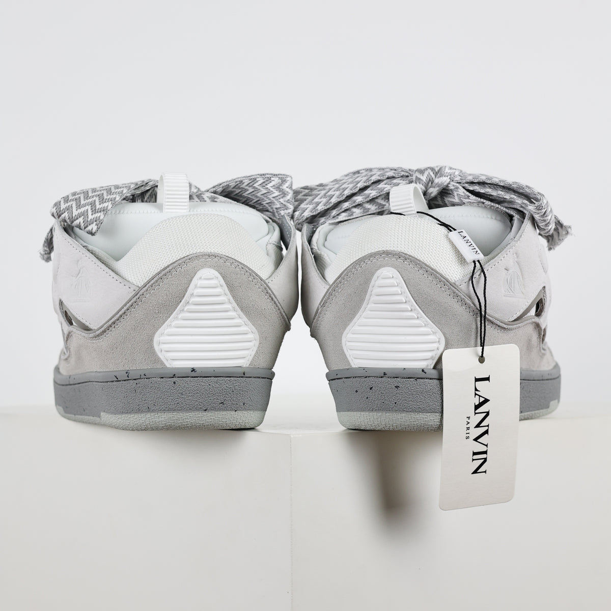 Lanvin Curb Sneakers in White