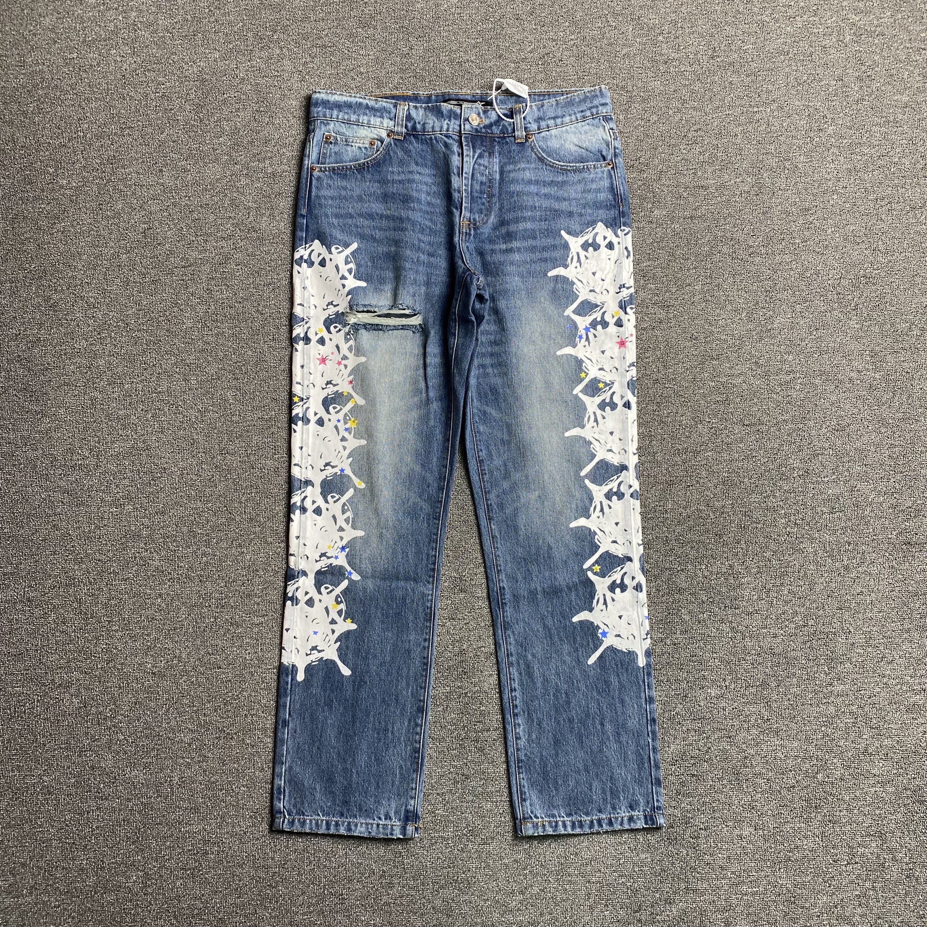 SP5DER Denim Tracksuits