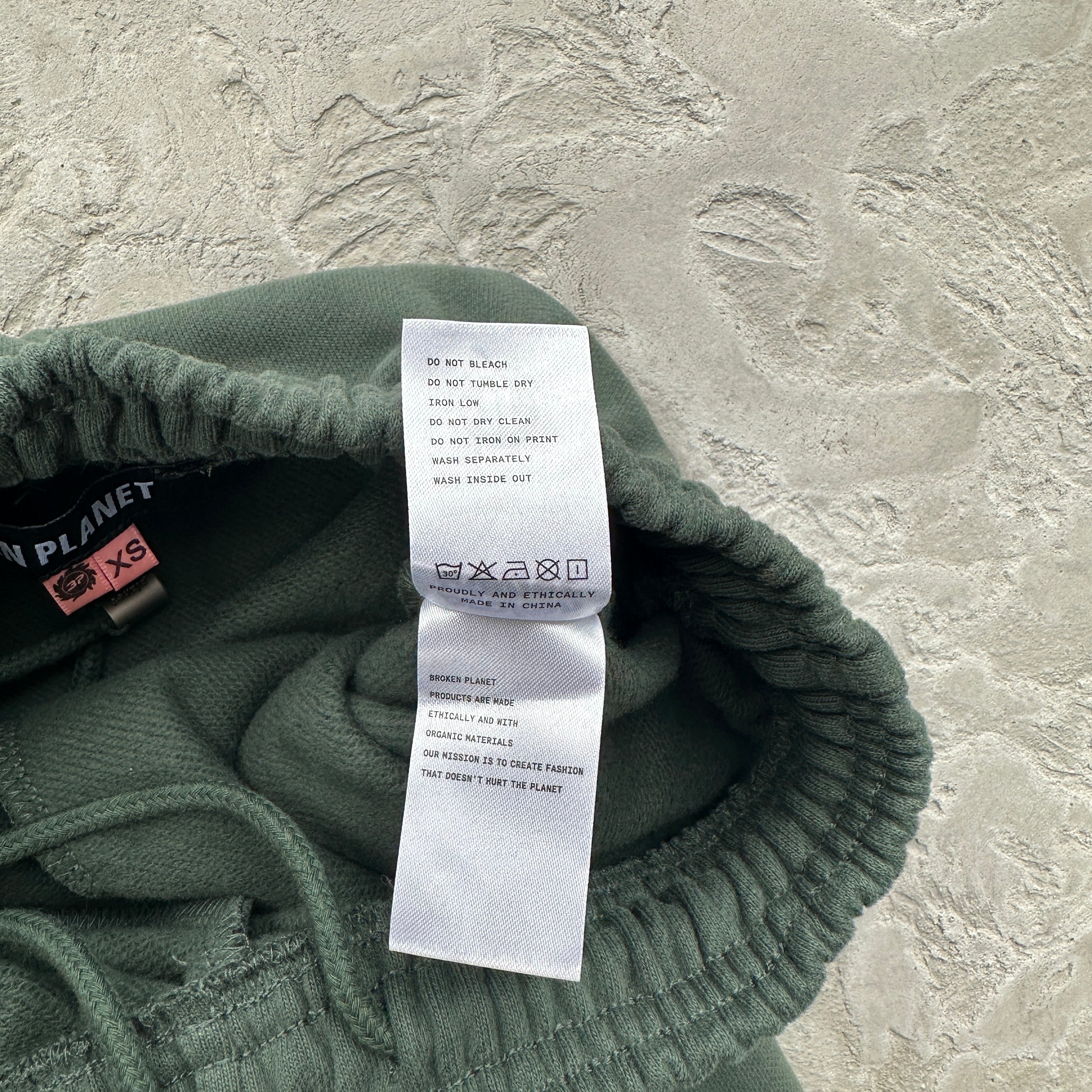 Broken Planet Zip-up Emerald Green Set