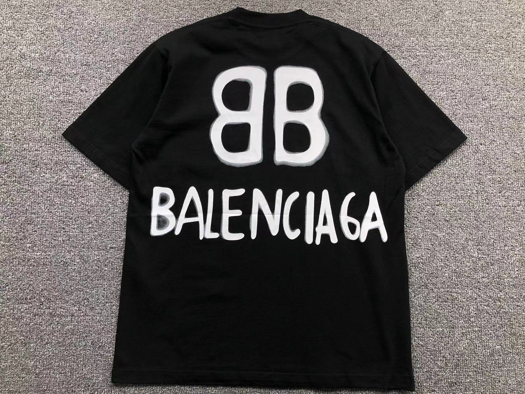 Balenciaga BB Spray Tee