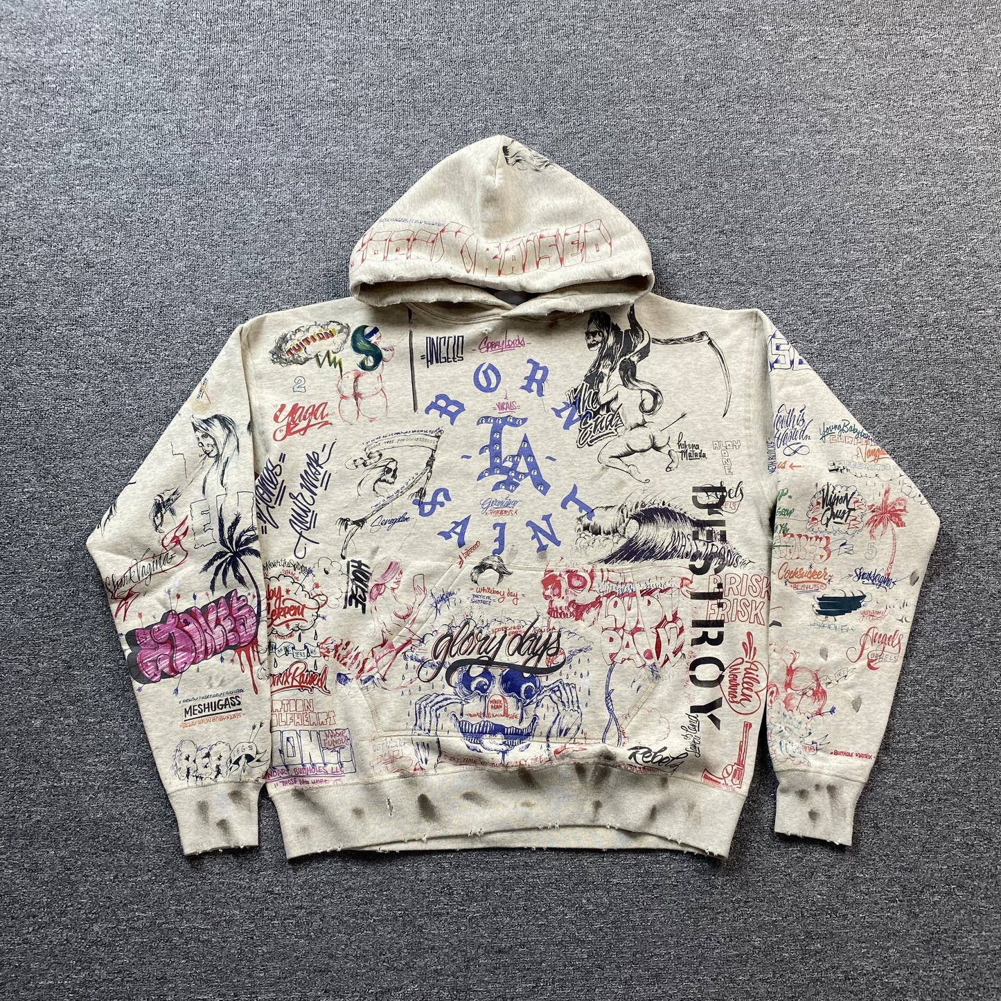 Saint Michael Mixed Hoodies
