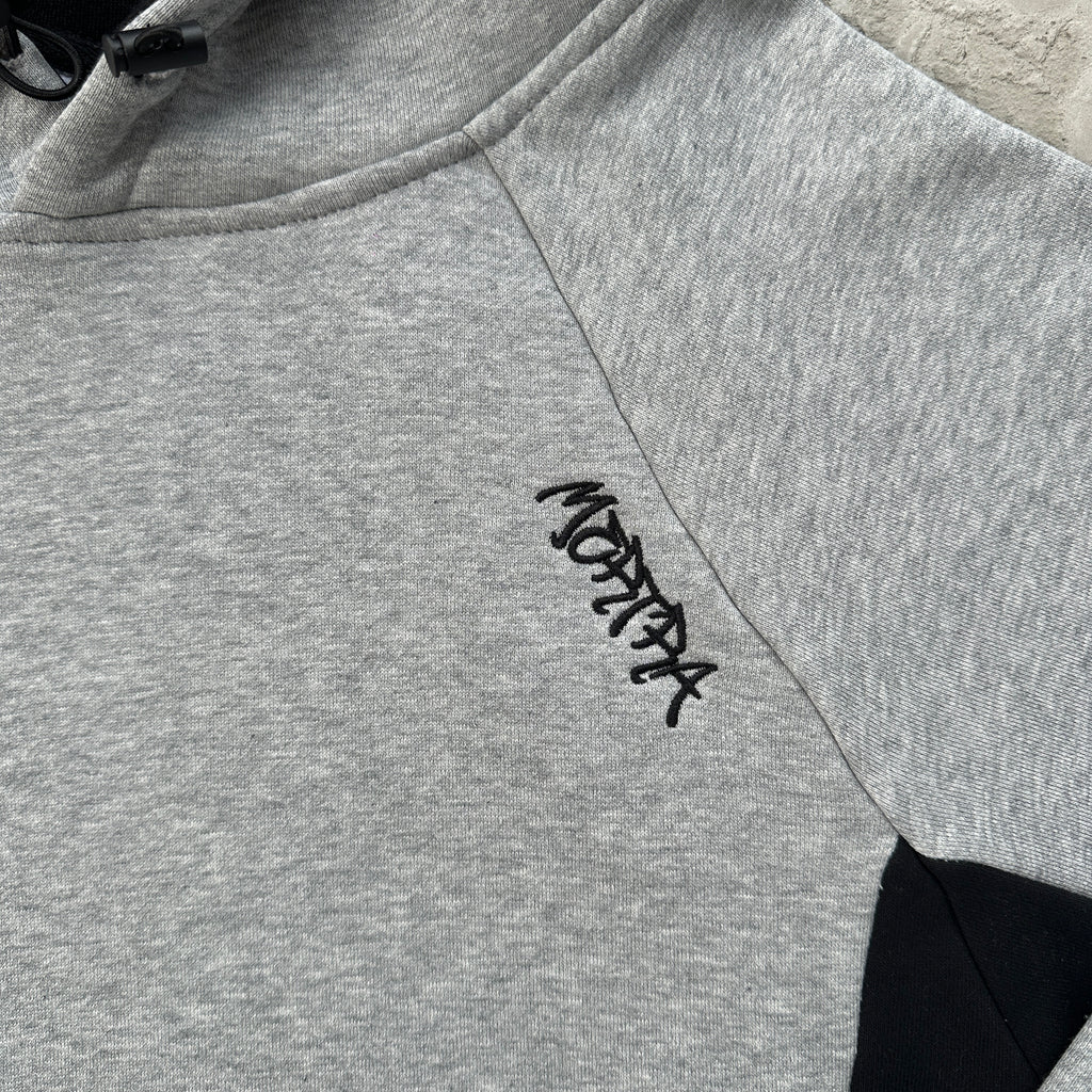 Mertra Colorblock Sports Suit Gray/Black