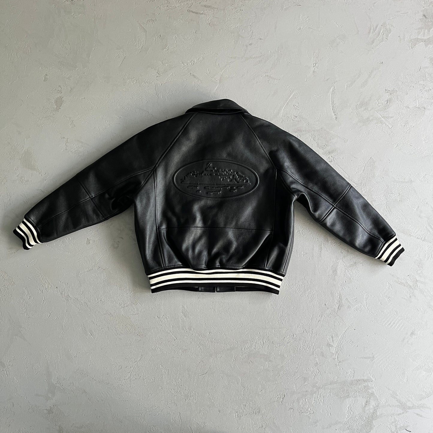 Corteiz Alcatraz Leather Jacket