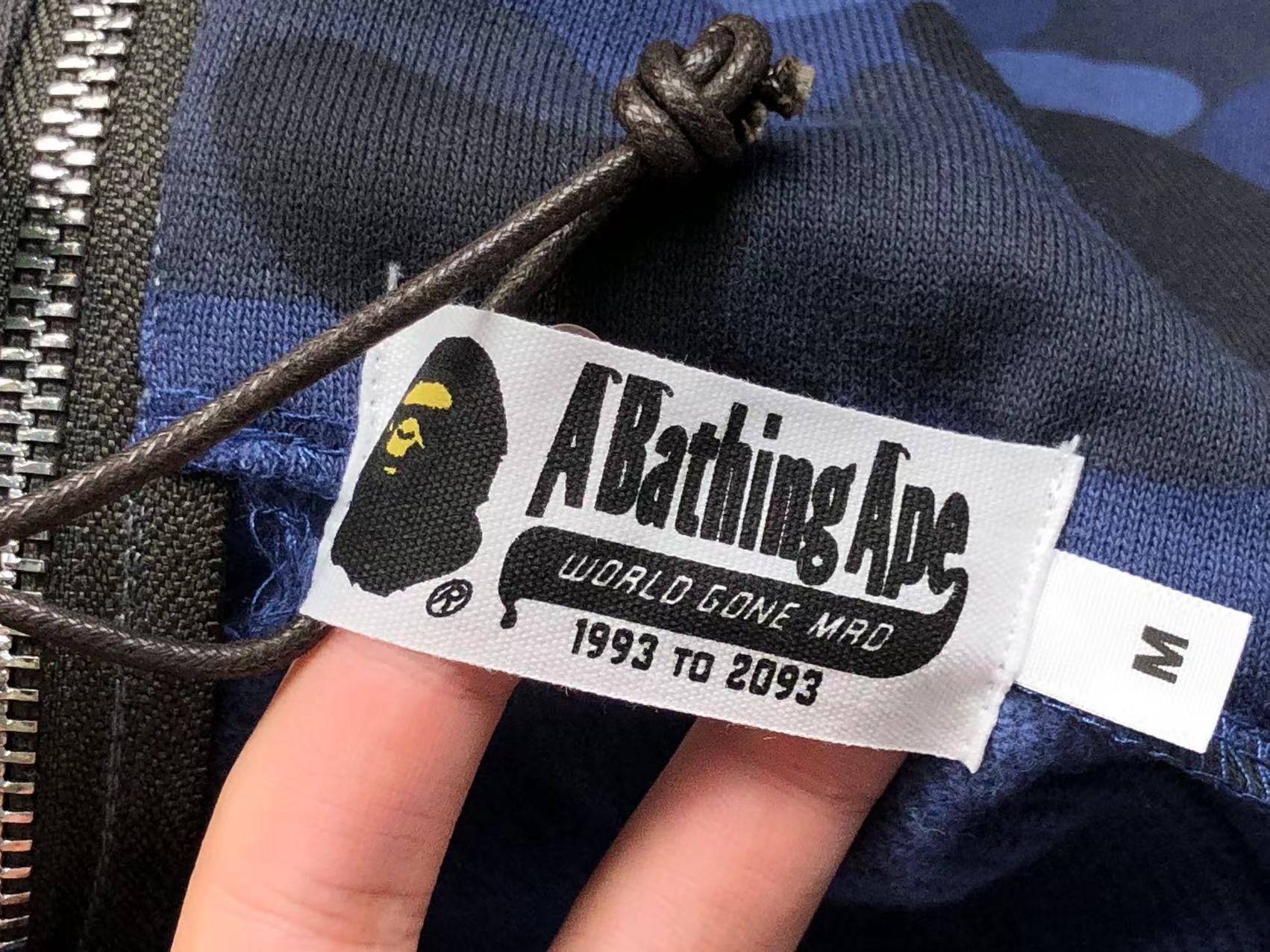 Bape Camo Half and Half Shark Hoodie