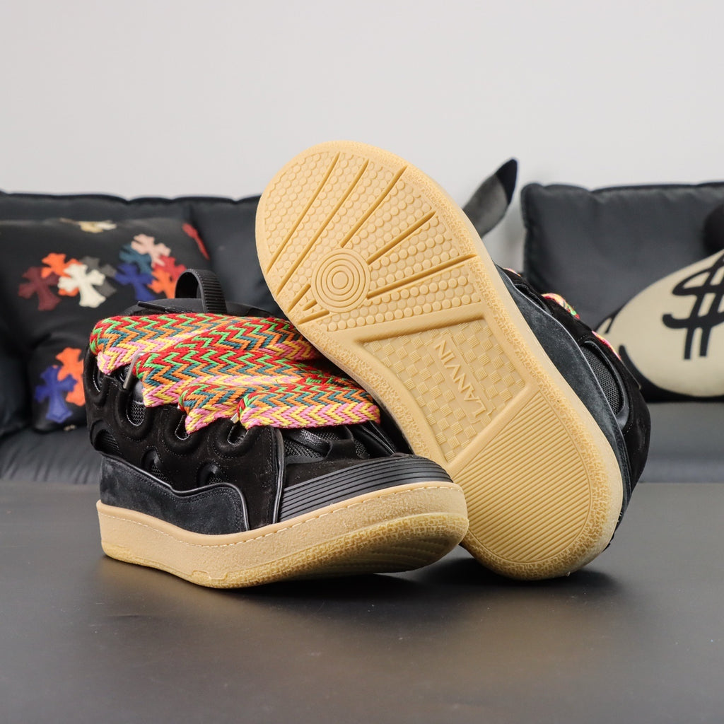 Lanvin Curb Sneakers Black Multicolor