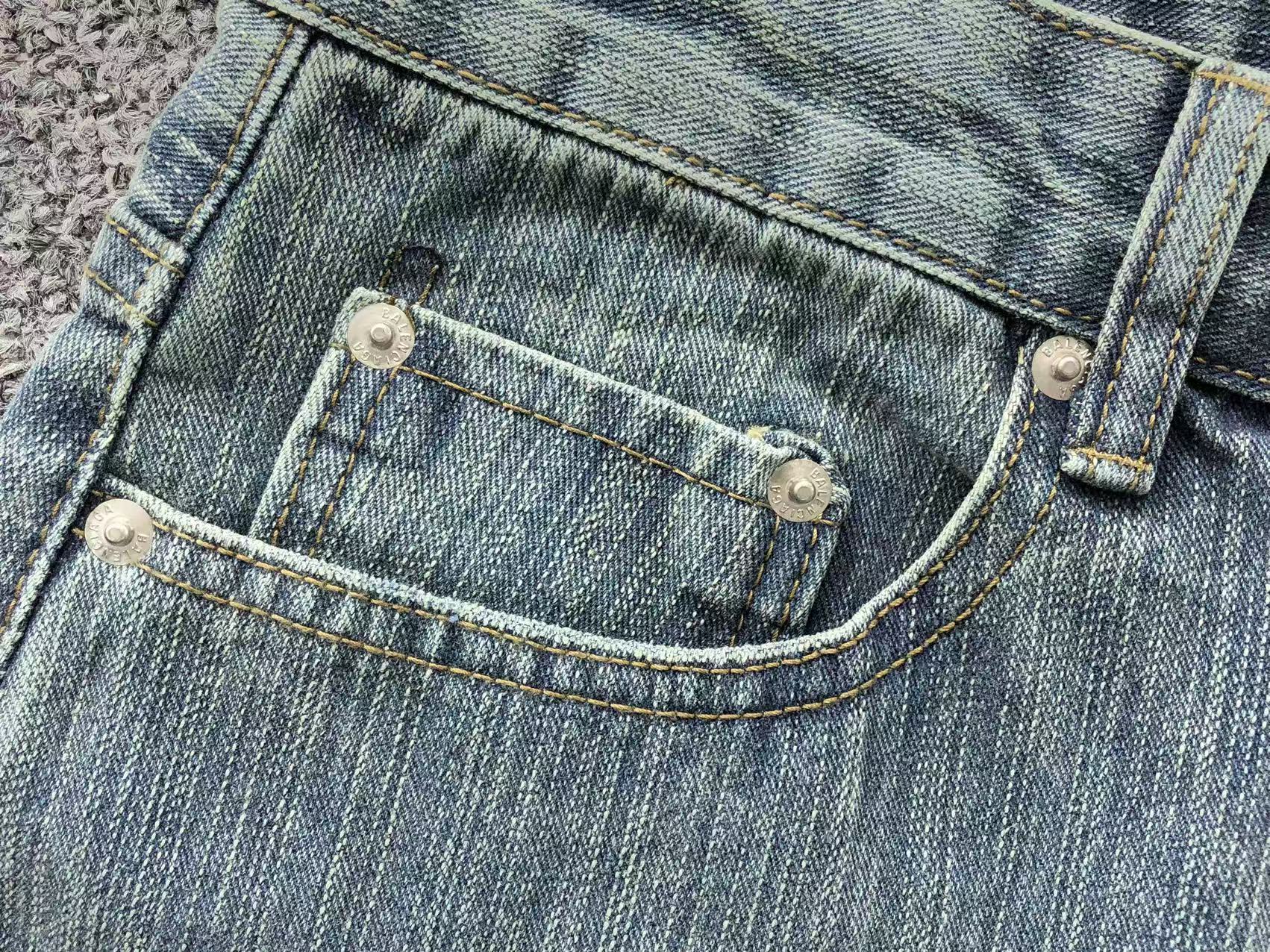 Balenciaga Fifty-fifty Denim Pants