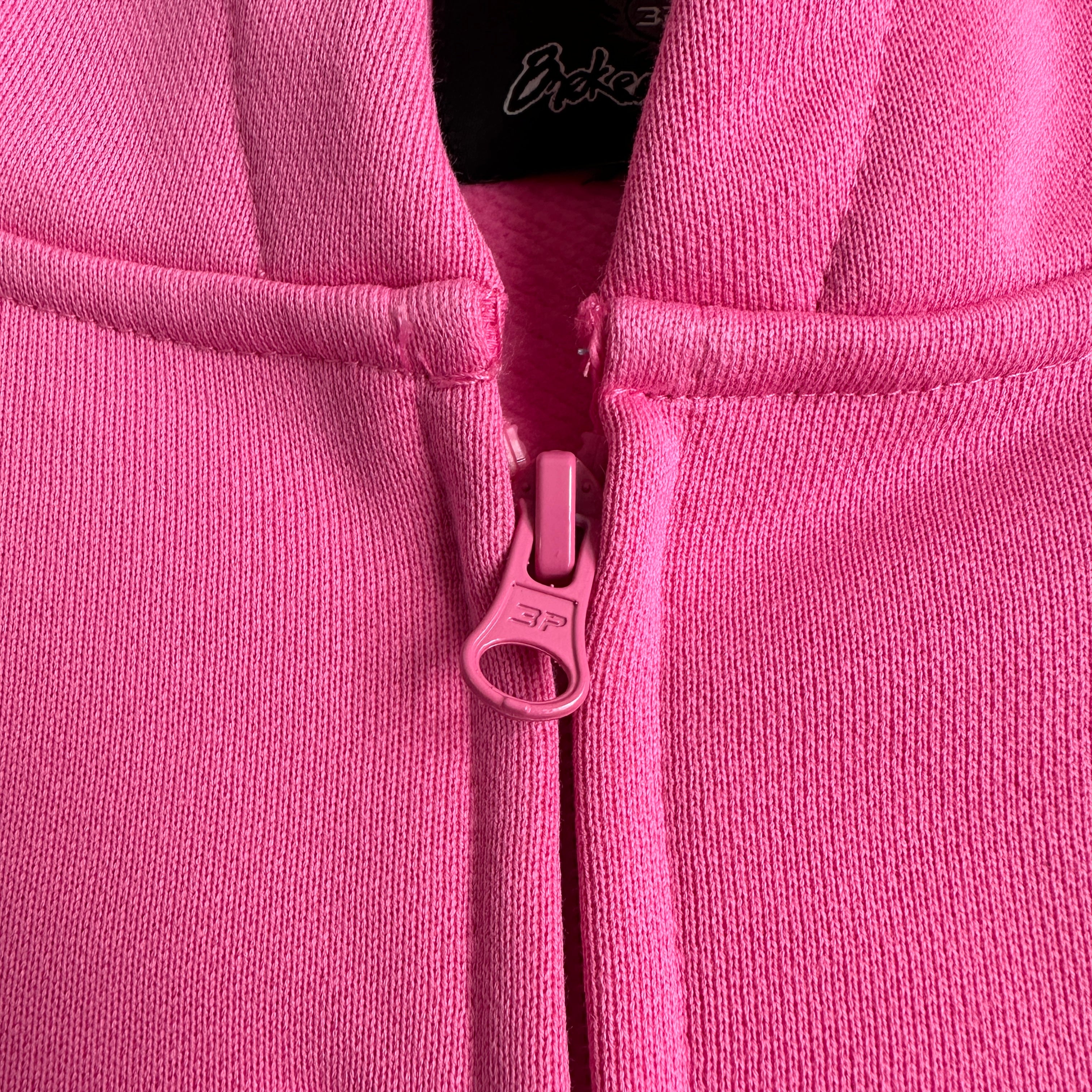 Broken Planet Zip-up Pink Hoodie