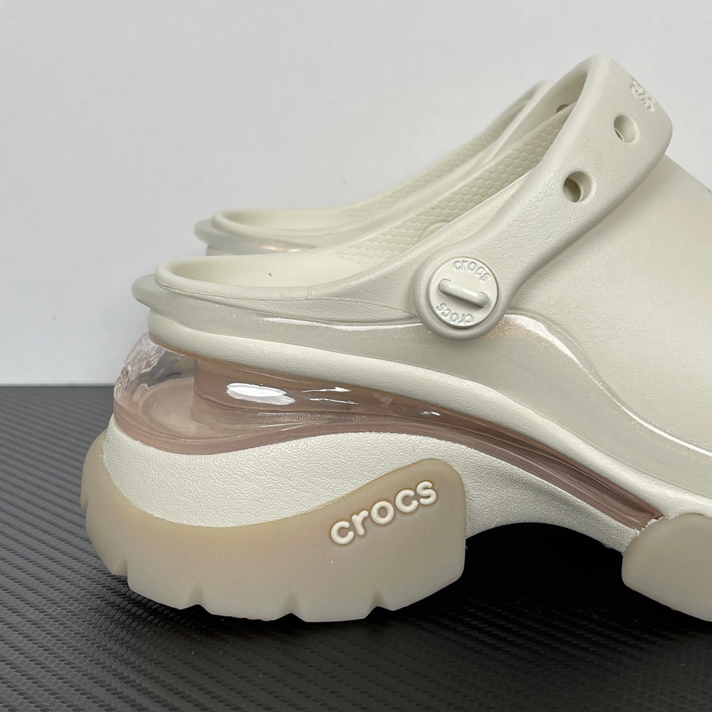 (Women's) Summit White Crocs Super Bae Clog