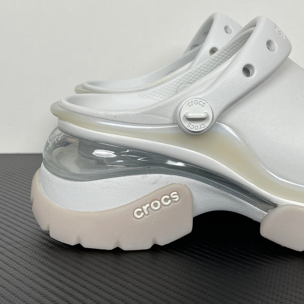 (Women's) White Crocs Super Bae Clog
