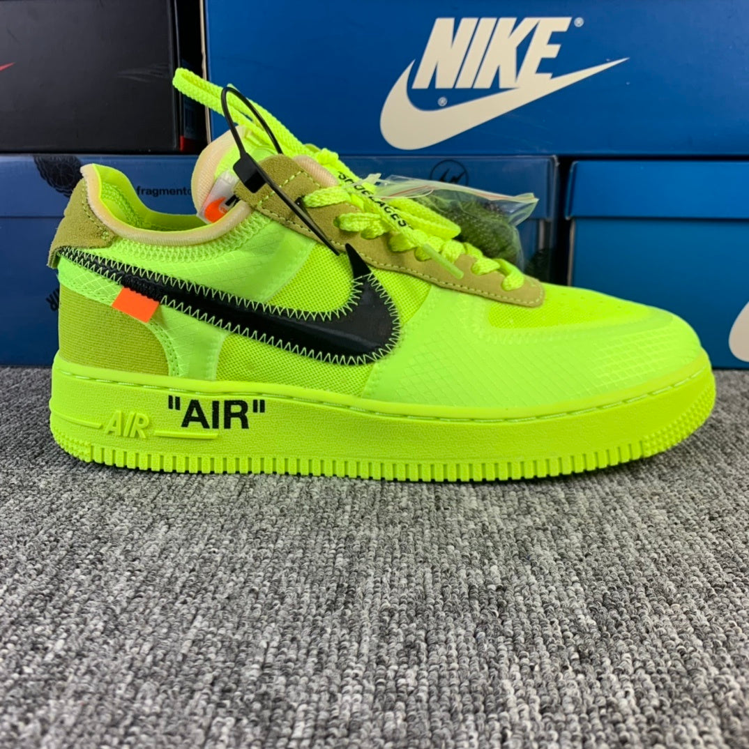Off-White x Nike Air Force 1 Low "Volt"