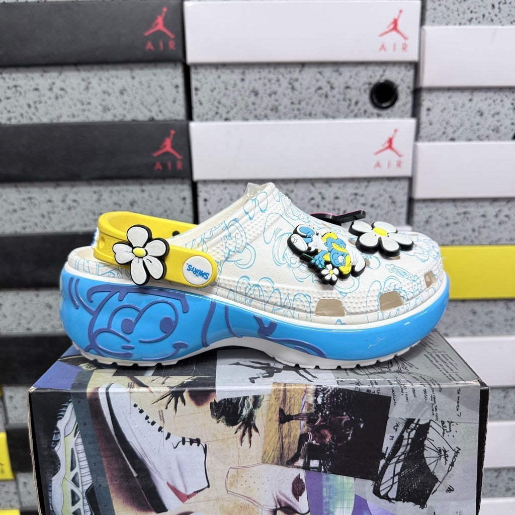 Crocs Smurfs Classic Platform Clog "Smurfette"