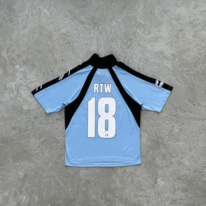 Corteiz Blue Panel Jersey Tee