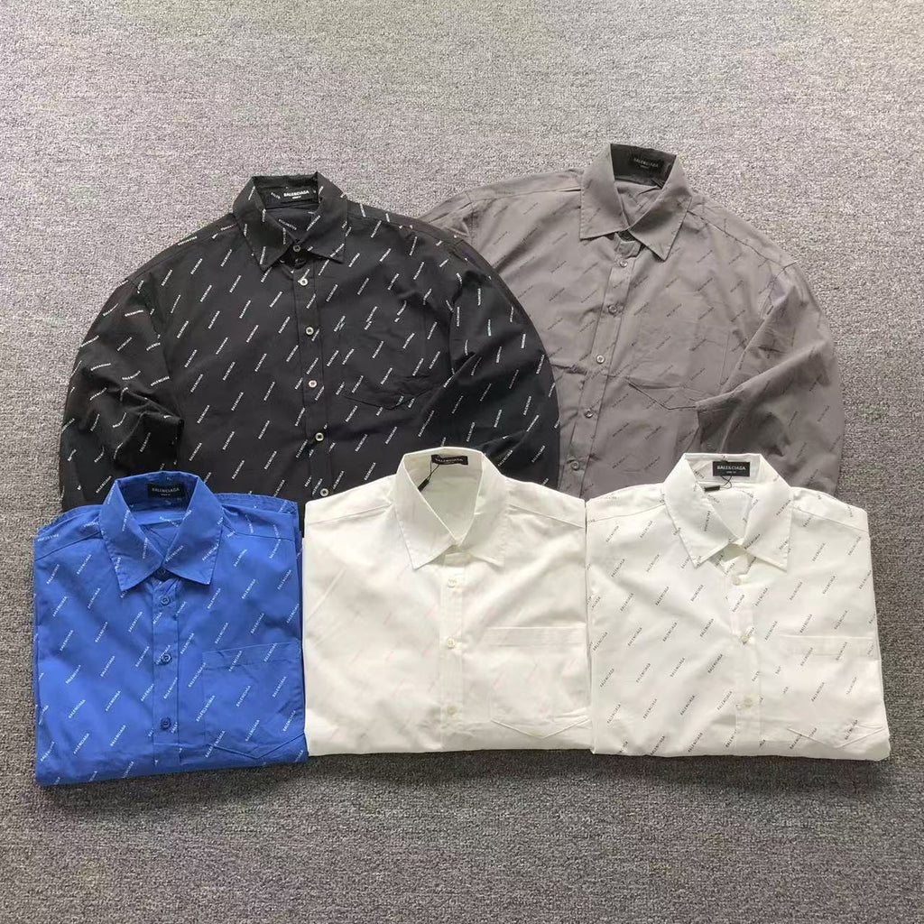Balenciaga All Over Logo Long sleeve