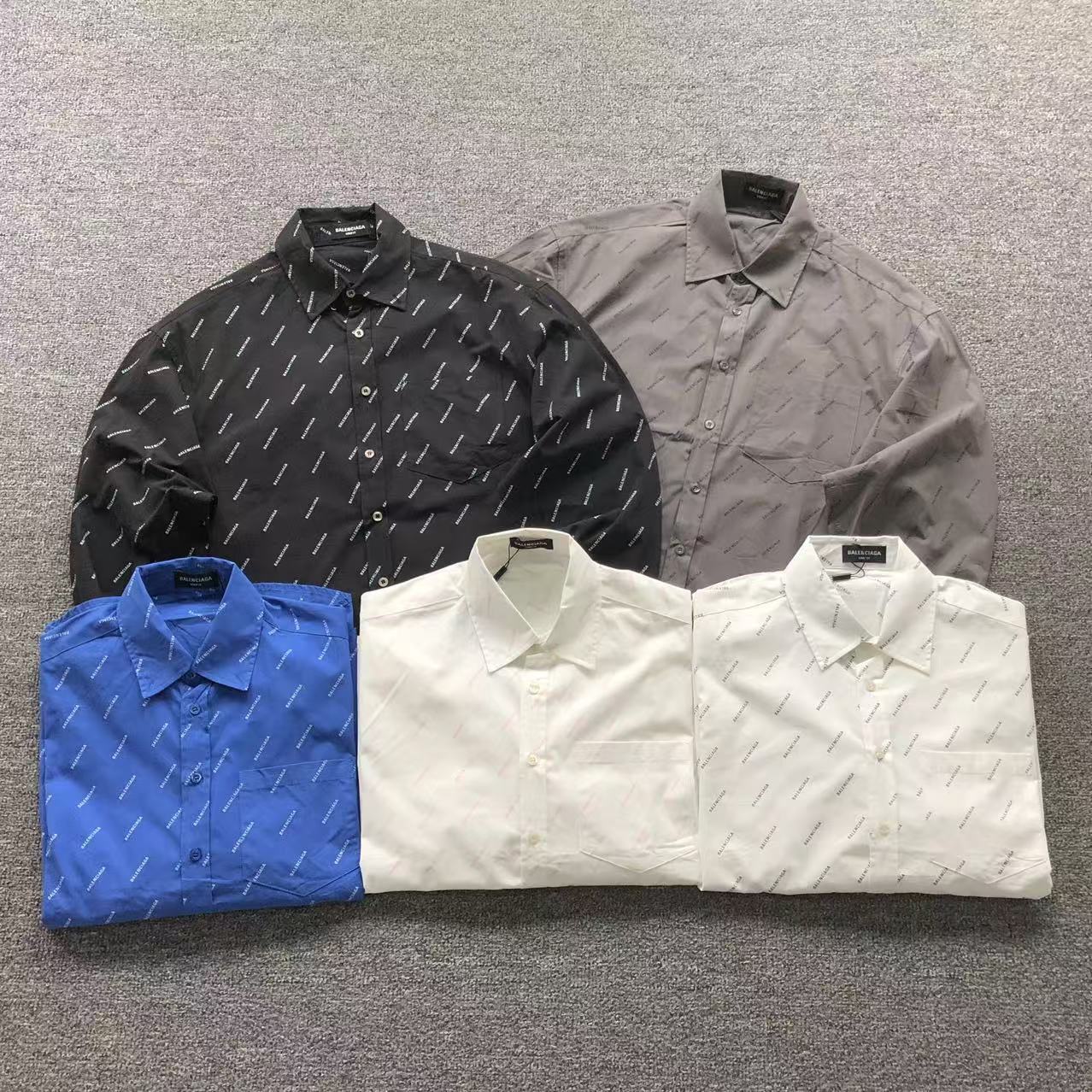 Balenciaga All Over Logo Long sleeve