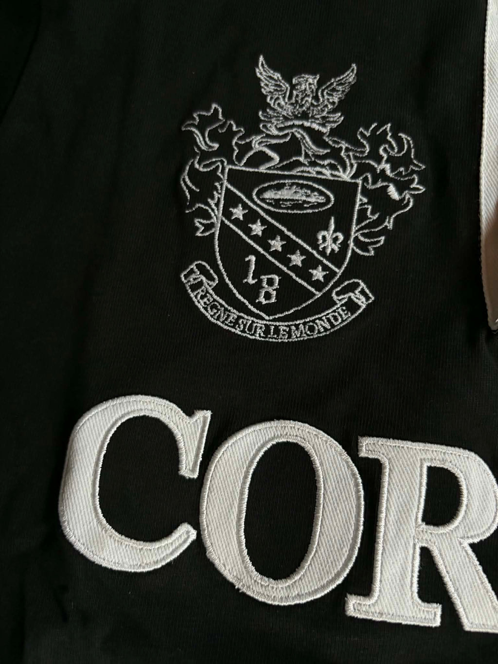 Corteiz Panelled Rugby Black (ON-HAND)