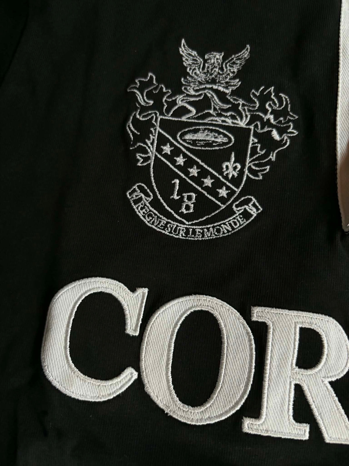 Corteiz Panelled Rugby Black (ON-HAND)