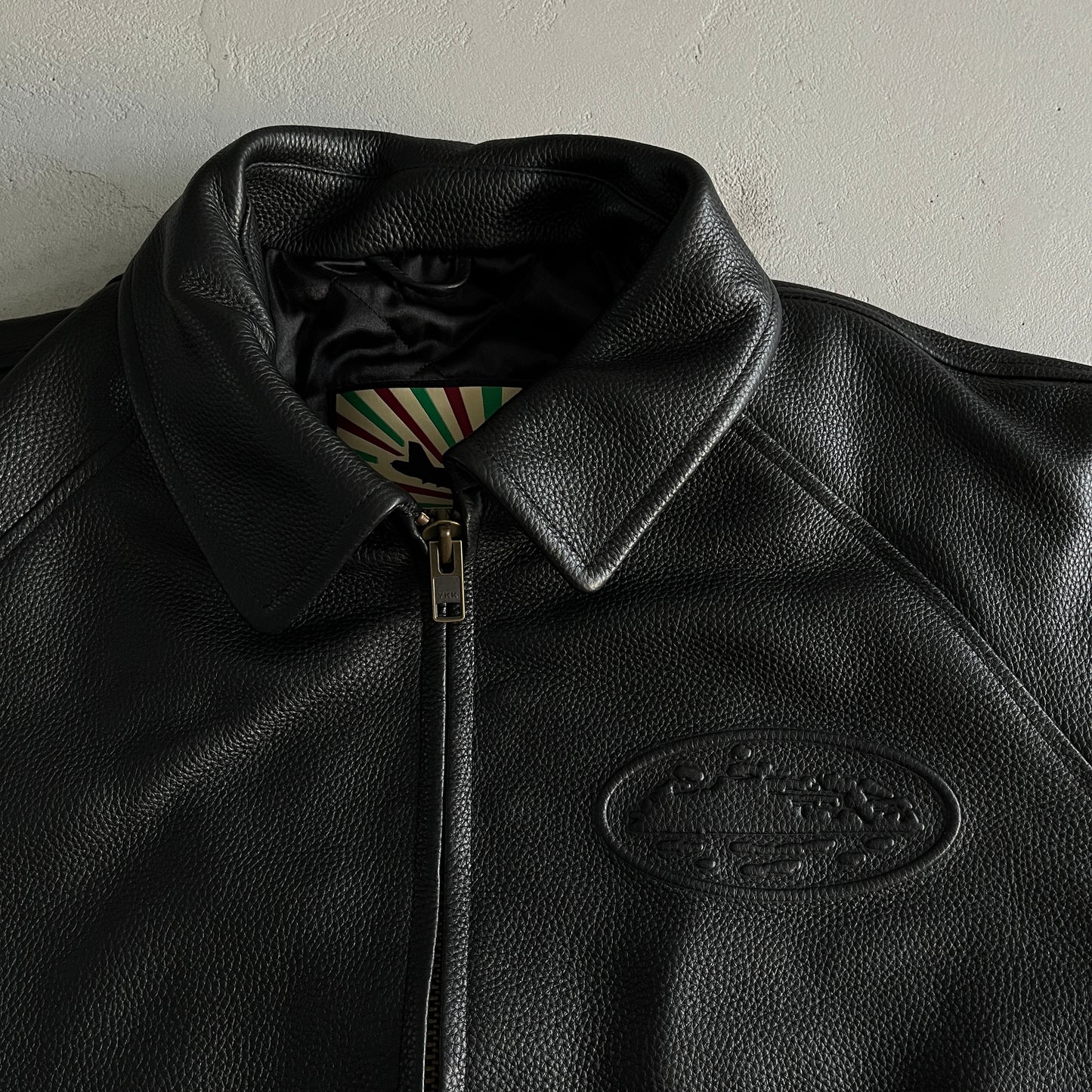 Corteiz Alcatraz Leather Jacket