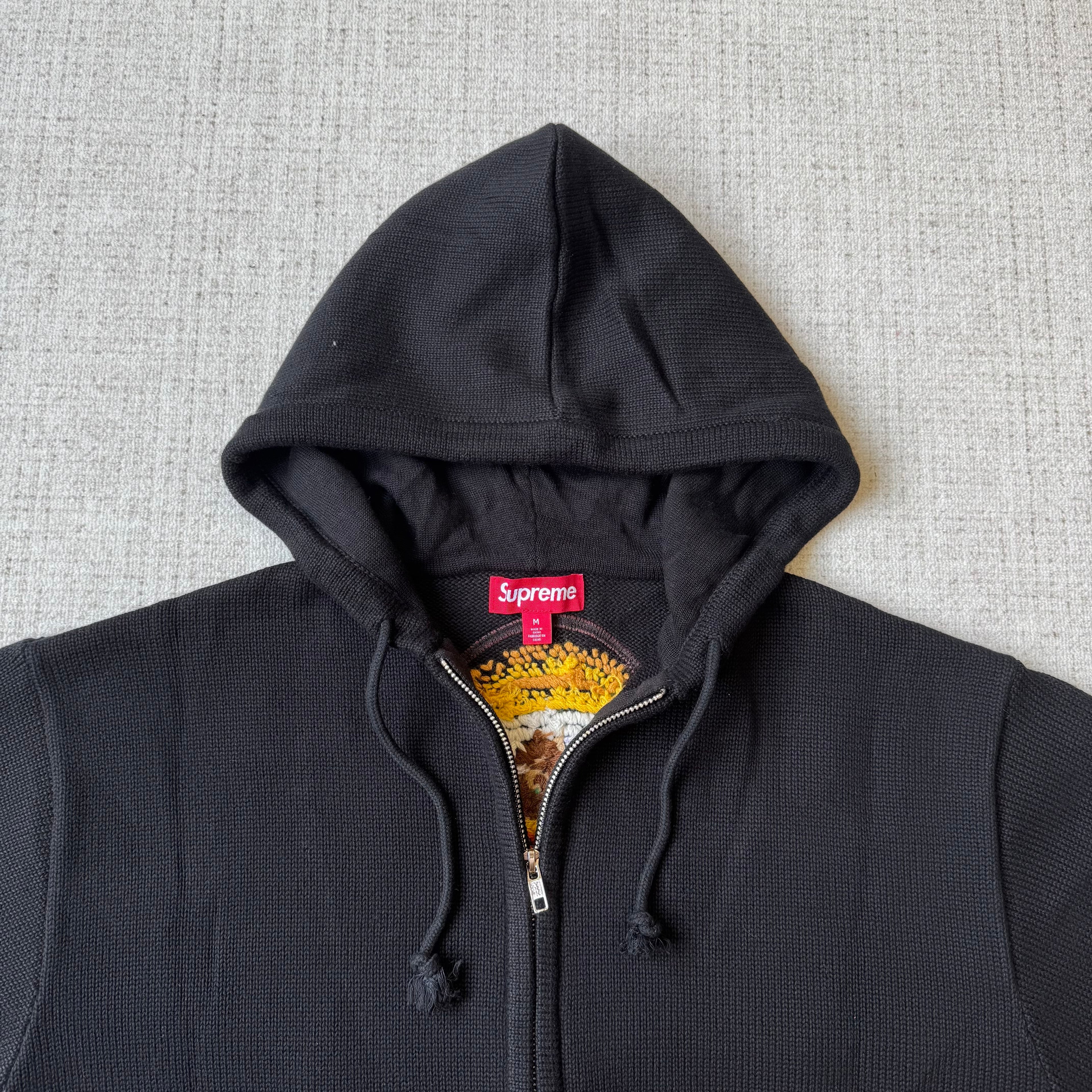 Supreme The Last Supper Knit Hooded Sweater