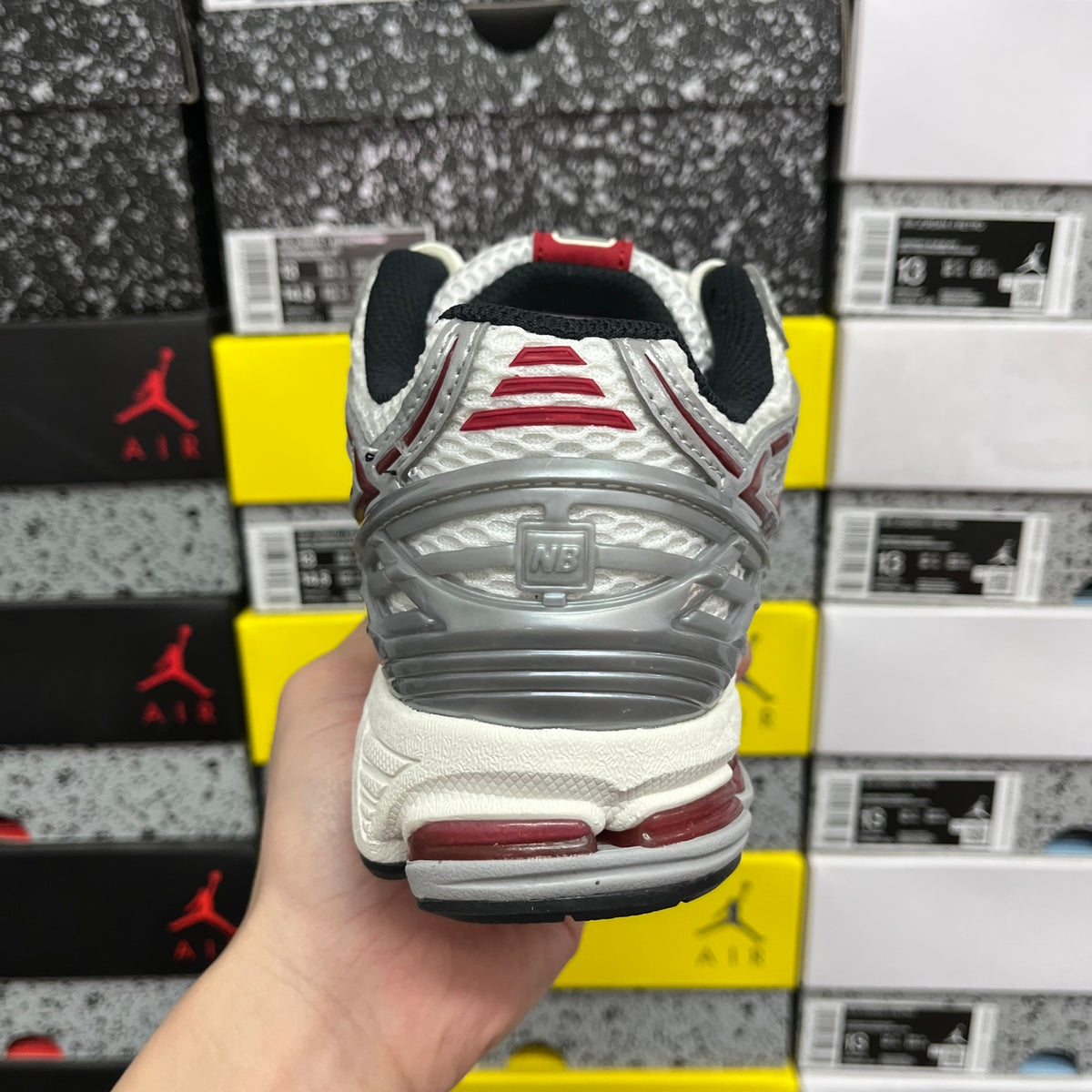 New Balance 1906R "Silver Classic Crimson"