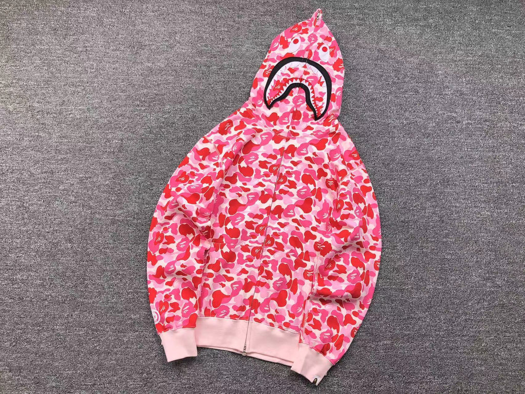 Bape Shark Camo Hoodies