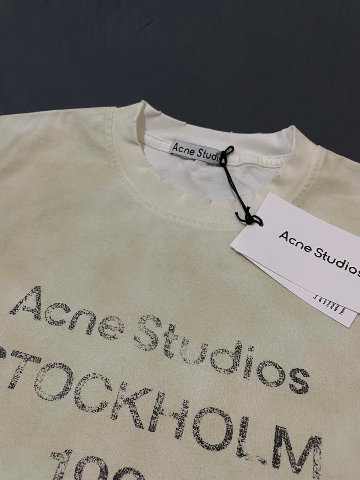Acne Studios Washed White Tee (ON-HAND)