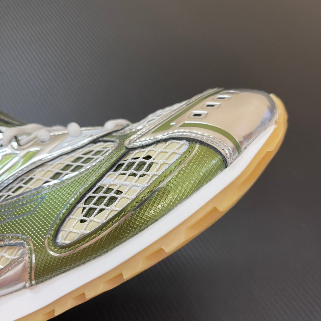 Bottega Veneta Orbit Sneakers Green / White