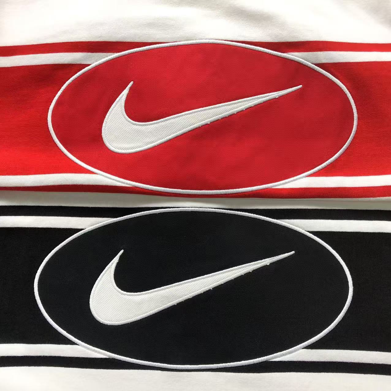Supreme x Nike Striped Rugby Long-sleeve