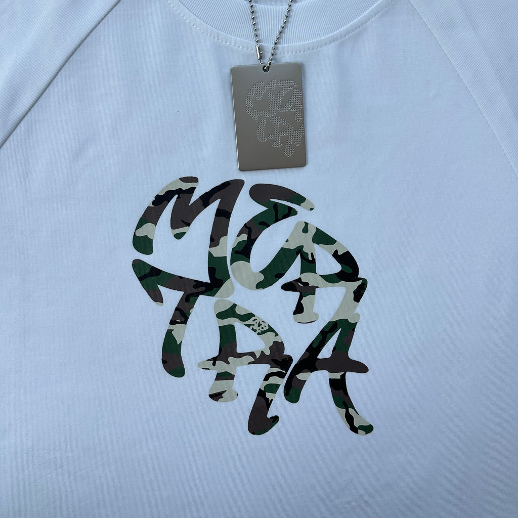 Mertra Camo White Tee