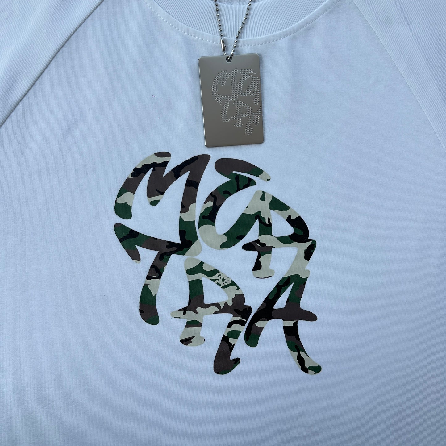 Mertra Camo White Tee