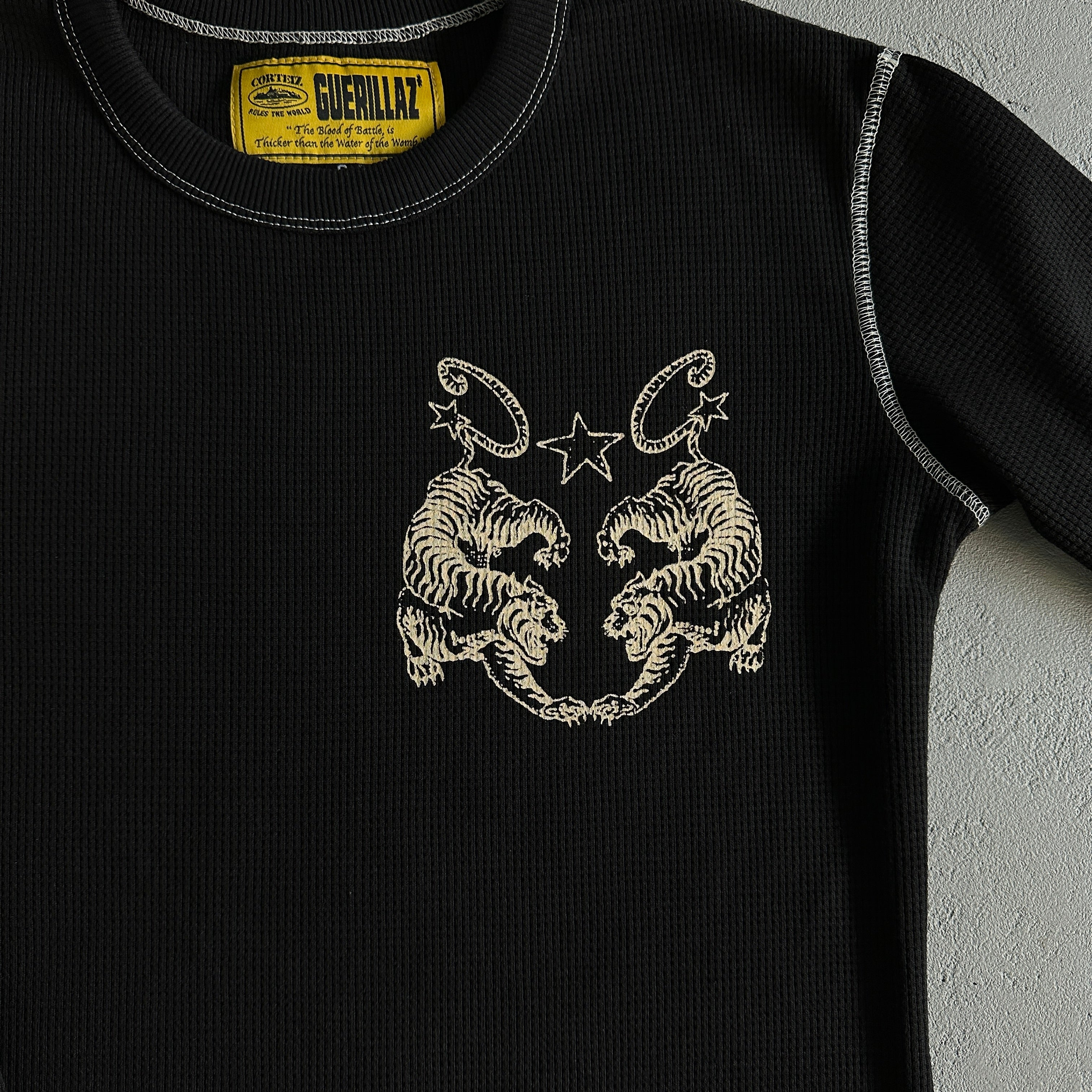 Corteiz Tiger Contrast Waffle Sweater